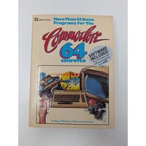 More Than 32 BASIC Programs Commodore 64 dilithium Press 1983 w/ Disk Retro